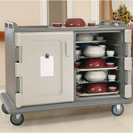 美國進口CAMBRO 醫療保溫送餐車 低矮型保溫衛生送餐車